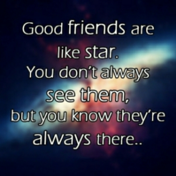 Good Friends Are Like Stars Fitnesspal